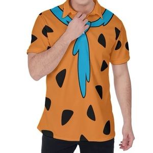 Royaura Vintage Men's Nostalgic Movie Fun Hawaiian Shirts Cartoon Stretch